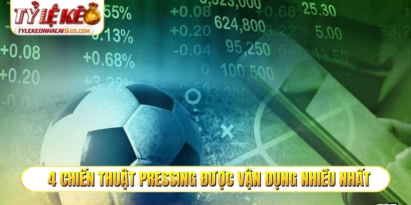 4 chiến thuật Pressing được vận dụng nhiều nhất