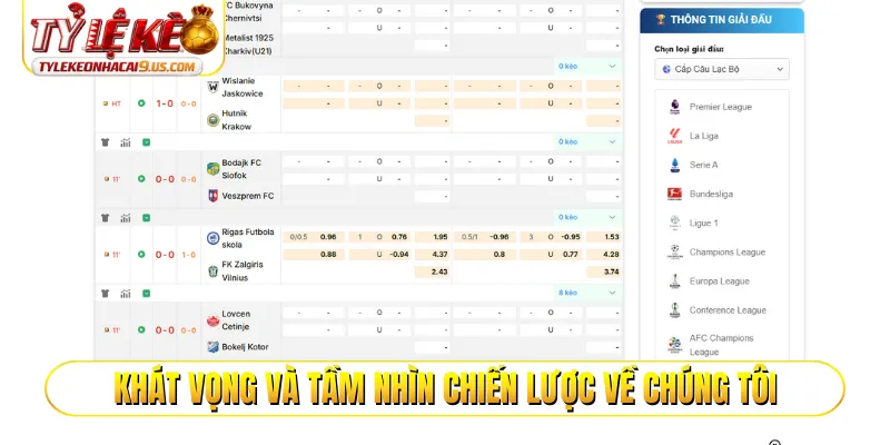 Khát vọng và tầm nhìn chiến lược về chúng tôi